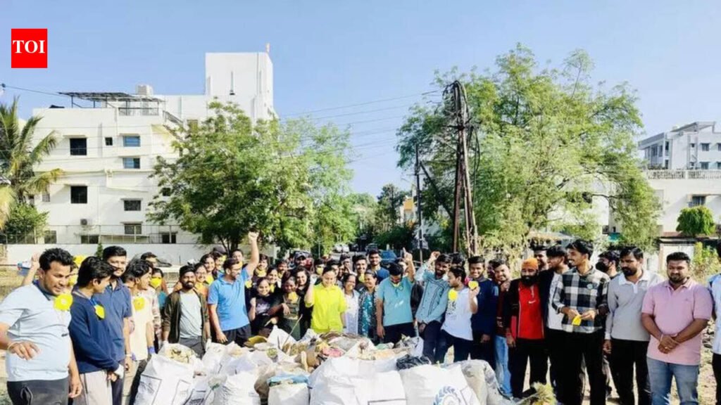 768kg Garbage Cleared in Pratap Nagar as Corporator Leads Cleanliness Drive | Nagpur News