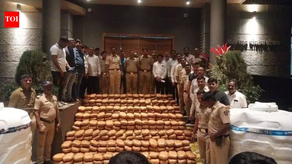 479kg ganja worth 2.4cr seized near Baramati | Pune News