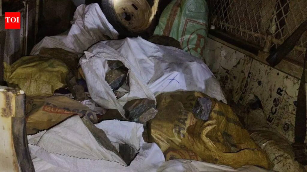 1 tonne of semi-precious green stones seized in Jajpur district | Bhubaneswar News