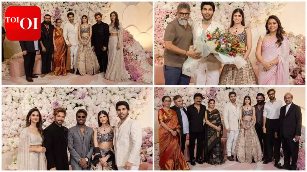 Allu Sirish Wedding: Allu Sirish–Nayanika Reddy pre-wedding bash: Ram Charan, Nagarjuna, Sandeep Reddy Vanga and others light up Allu Studios | Telugu Movie News