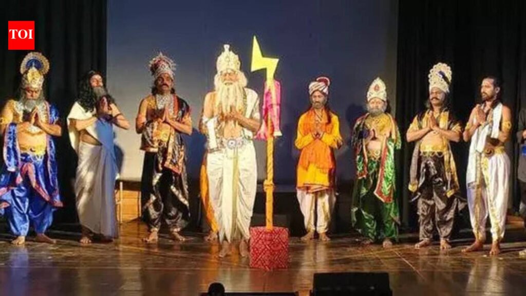 Play on Mahabharat episode highlights importance of peace | Lucknow News