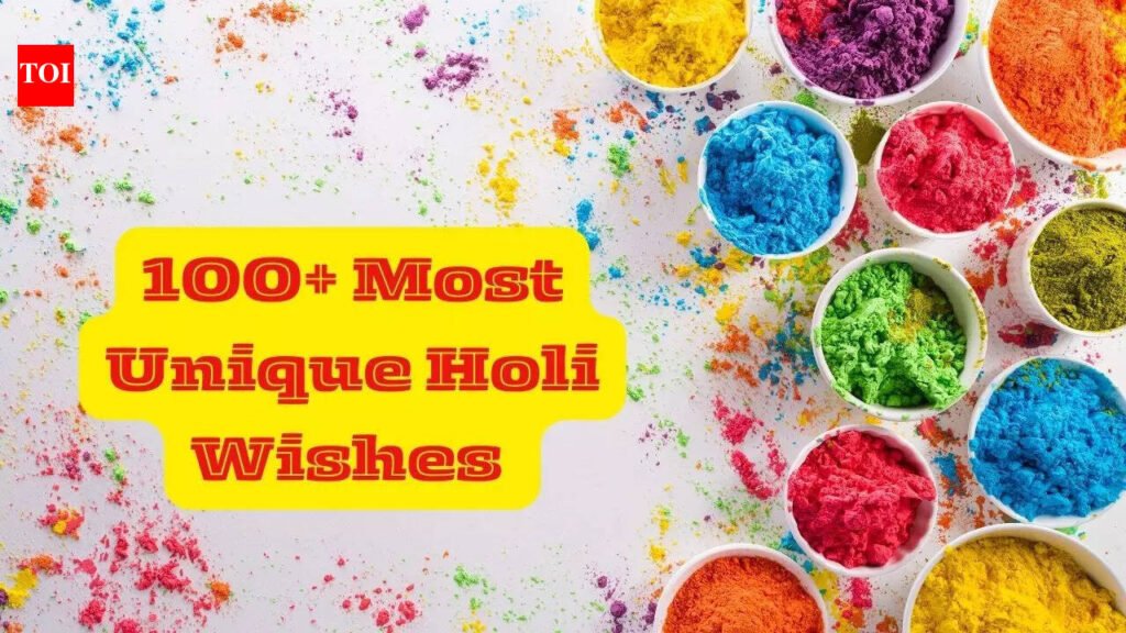 Holi Wishes & Quotes: Happy Holi 2026: 100+ best and the most unique wishes, messages, greetings and WhatasApp statuses for friends, family and colleagues this Holi |