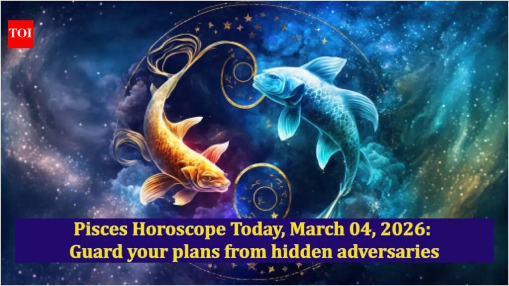 Pisces Horoscope Today, March 04, 2026: Guard your plans from hidden adversaries