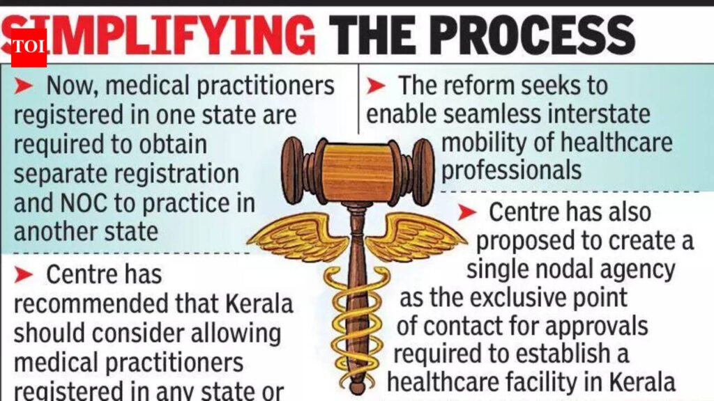 Shun NOC rules for medical professionals from other states: Centre tells Kerala govt | Thiruvananthapuram News
