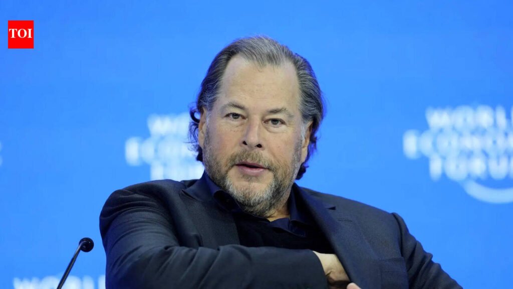 Elon Musk’s two-word reply to Salesforce CEO Marc Benioff’s statement that ChatGPT did not allow him to edit a photo of Sam Altman