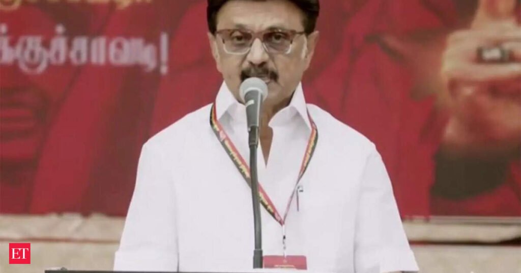 BJP govt ‘going beyond limits’ in imposing Hindi, says TN CM, slams naming arch as ‘Kartavya Dwar’