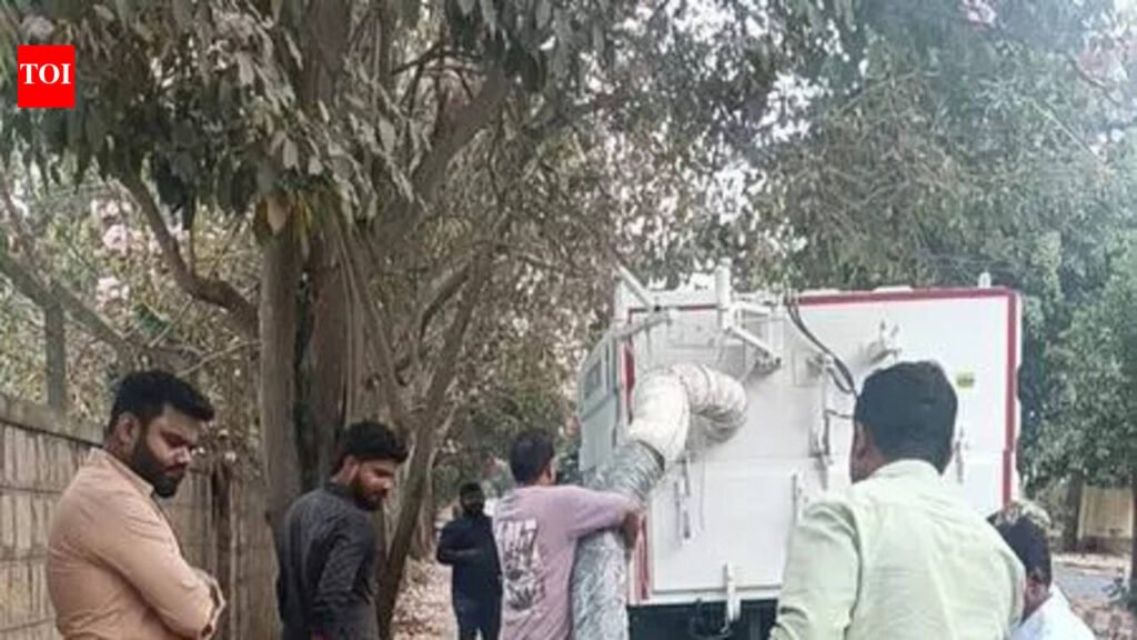 Now, Rs 65 lakh machine will suck dry waste from roadside in Bengaluru North corporation | Bengaluru News