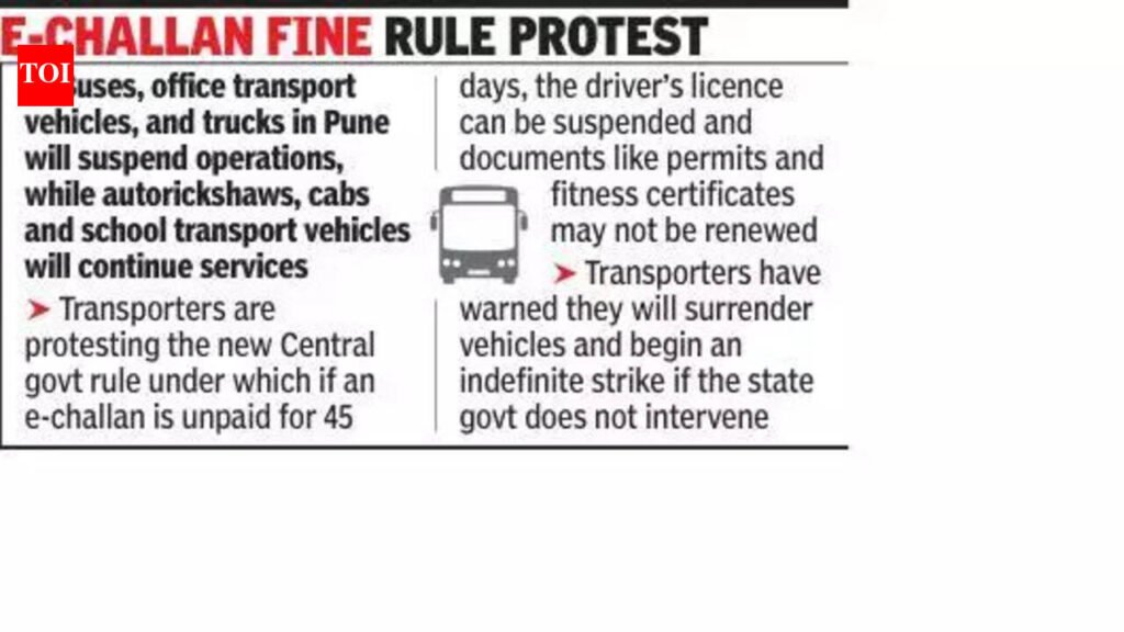 Passenger buses, trucks go on indefinite strike from today | Pune News