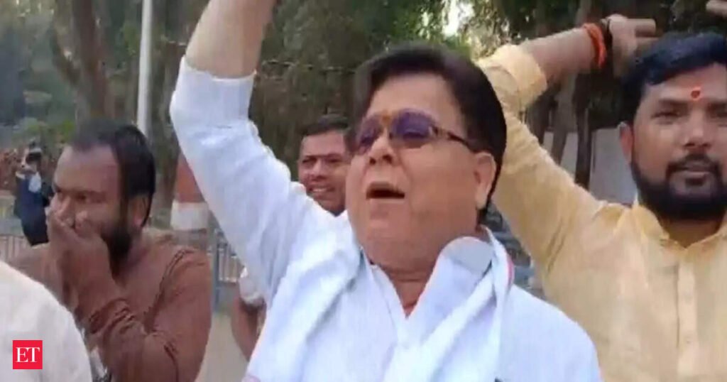 “We only want to see Nitish Kumar as CM of Bihar”: JD(U) members raise slogans amid Rajya Sabha speculations