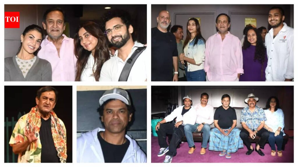 Bollywood celebs attend premiere of Mahesh Manjrekar’s play Animal | Mumbai News