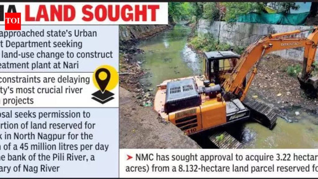 Land-use change proposal sent to UDD for STP as Nag River clean up remains stalled | Nagpur News