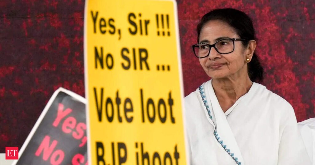 ‘Catch them, hand them to police’: Mamata Banerjee alleges BJP distributing leaflets at her dharna site