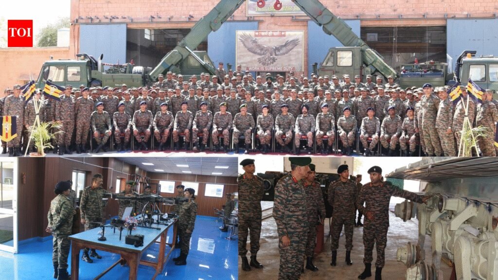 Indian Army Technology Innovations: Indian Army DG EME reviews tech innovations, operational readiness in Rajasthan’s desert | Jaipur News