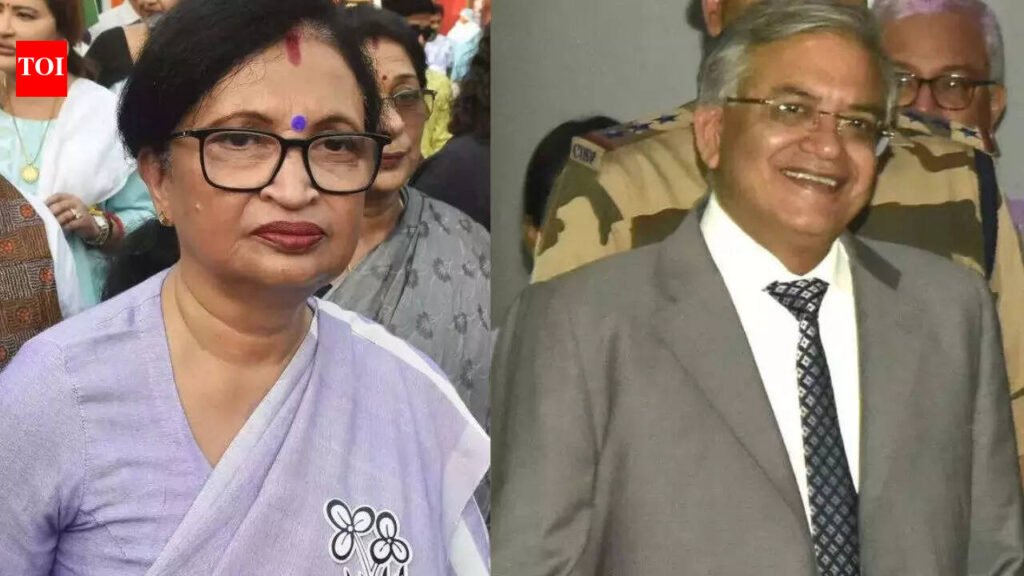 ‘Don’t shout’: Heated exchange between CEC, TMC mantri at meet over Bengal poll schedule | Kolkata News