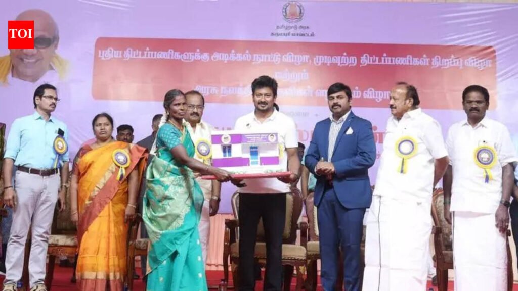 Udhayanidhi Stalin inaugurates 500 projects worth 41 crore in Krishnagiri | Coimbatore News