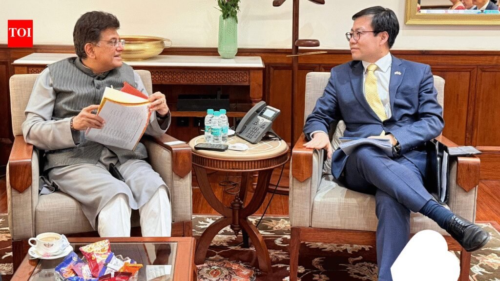 India–South Korea trade ties: Piyush Goyal meets Korean minister Yeo Han-Koo