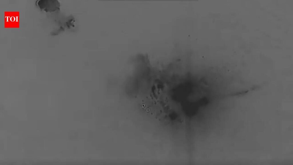 Watch: Donald Trump shares ‘unclassified’ video of US bombing Iran’s crucial oil hub Kharg Island