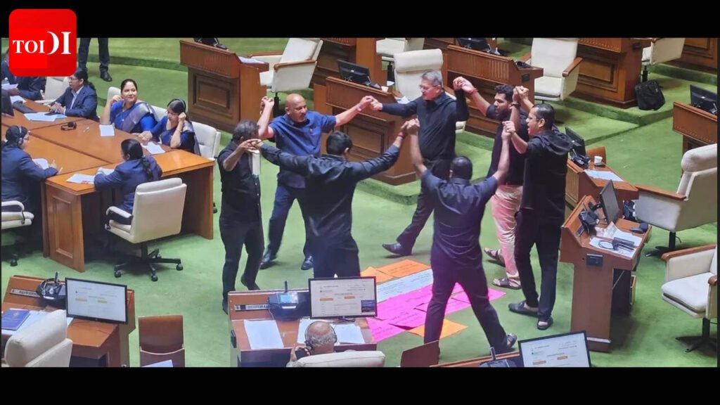 Opposition Protests Over Stalled Bills Lead to Multiple House Adjournments | Goa News