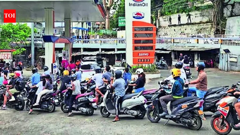 War, illegal border trade escalate fuel shortage panic in Mizoram | Guwahati News