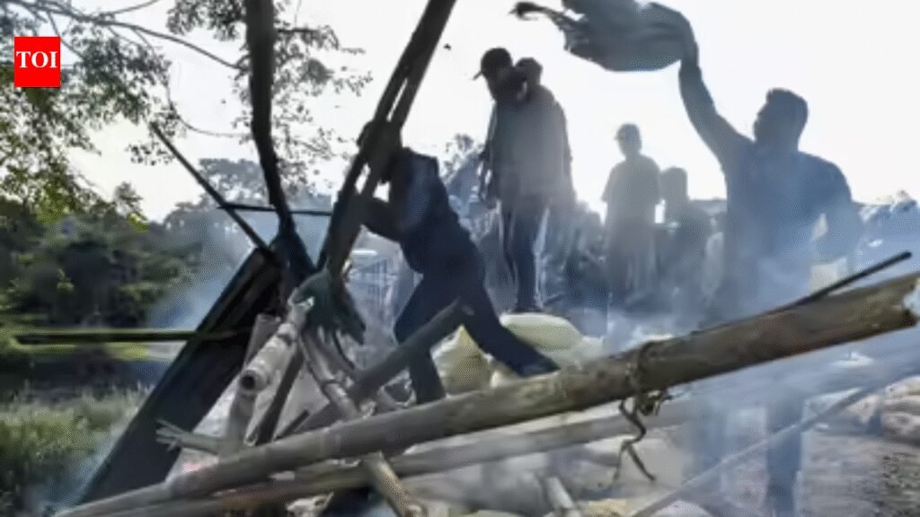 4-year-old killed, father injured in Manipur blast | Guwahati News