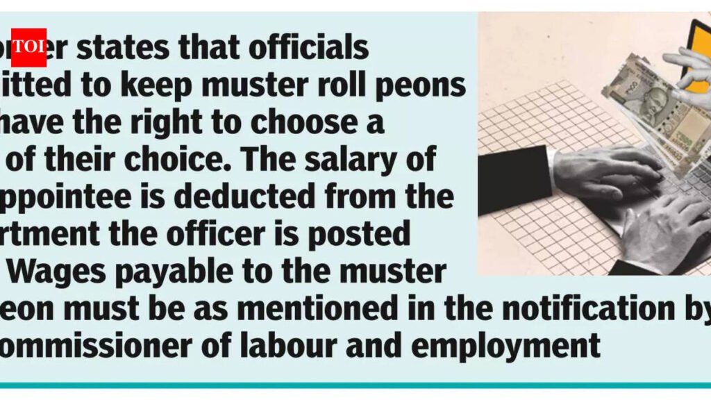 State paid Rs 1cr over 2 years for babus’ at-home peons | Goa News