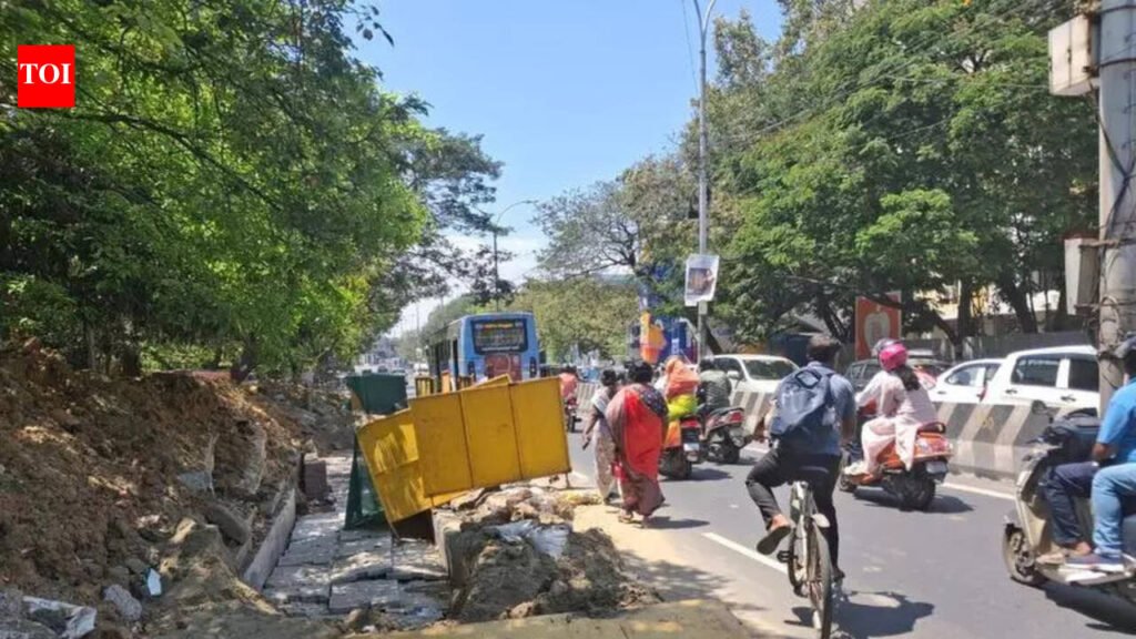 Residents upset over shoddy electric cable work in Thiruvanmiyur | Chennai News