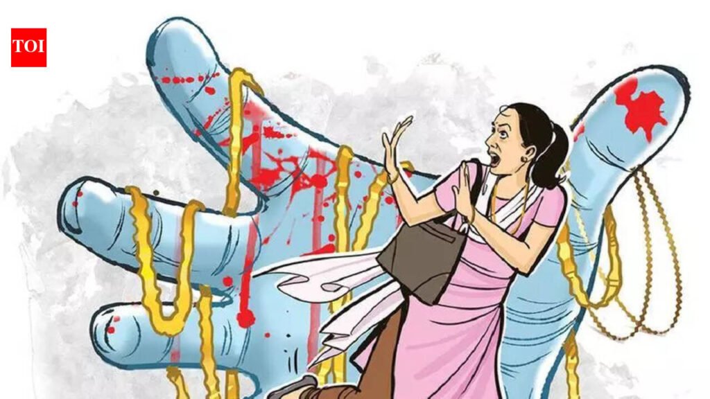 2 men jailed for cumulative 9 years in 3 separate cases of chain snatching in trichy | Chennai News