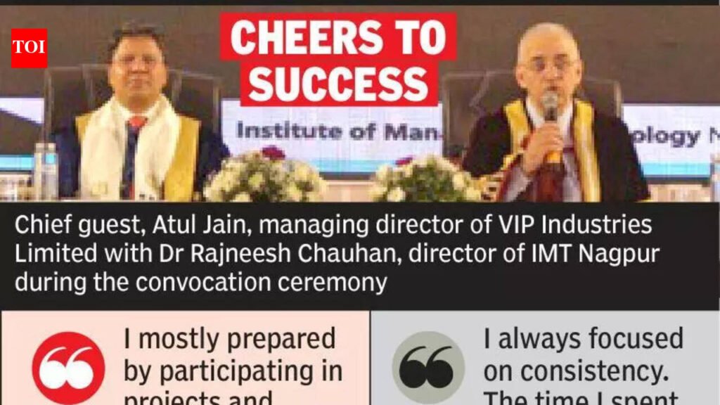 In AI Age, Adaptability Is Key: VIP MD To Students | Nagpur News