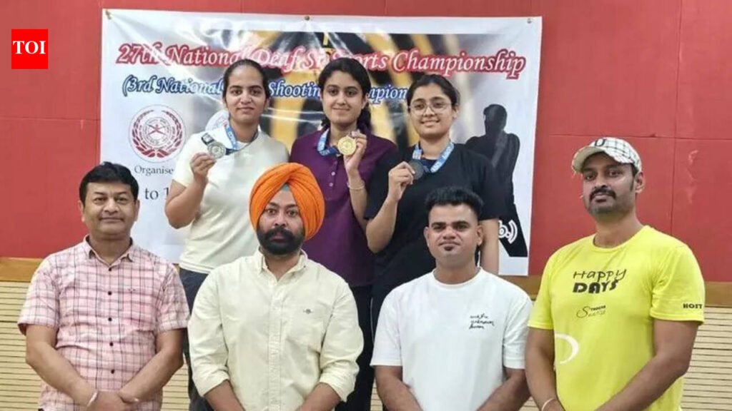 Rajasthan shooter Anuya Prasad wins gold in 10m air pistol event at third National Deaf Shooting Championship | Jaipur News