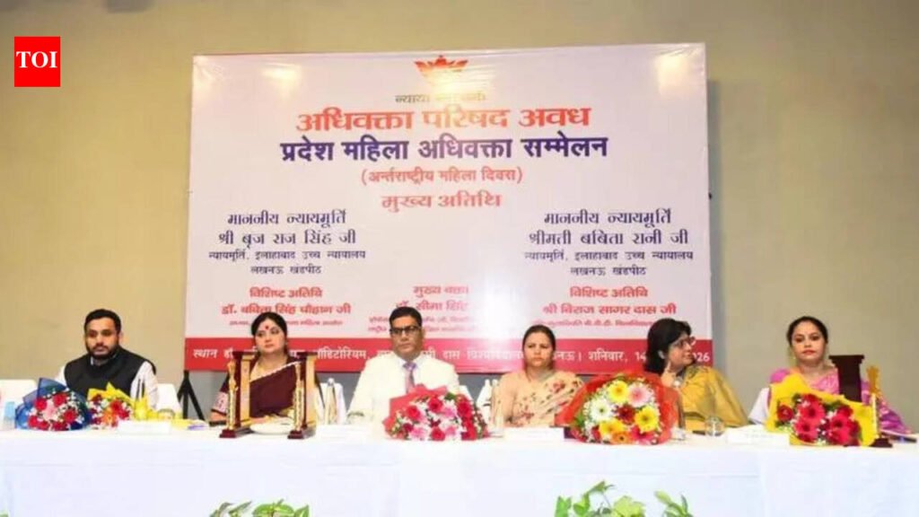 Judges, lawyers root for more power to women | Lucknow News