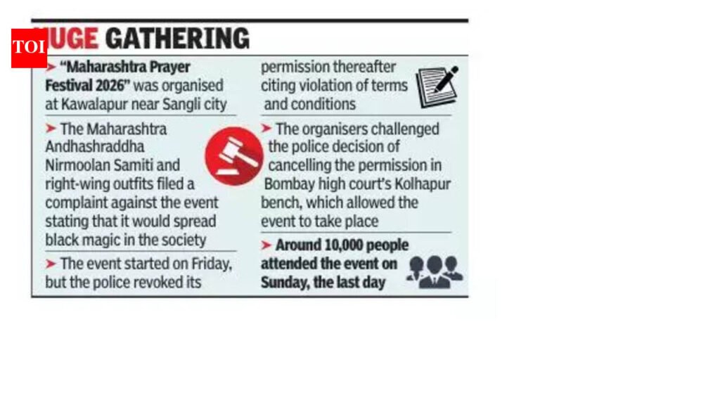 Sangli police book Chennai evangelist, son under Maharashtra law against superstitions | Pune News