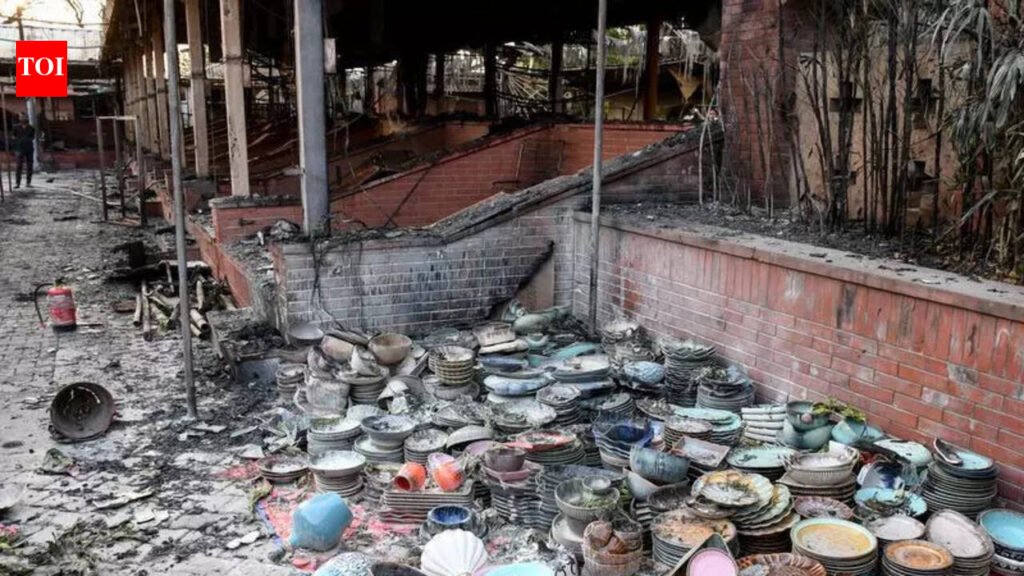 Over 40 Shops Gutted As MassiveFire Rips Through Nature Bazaar | Delhi News