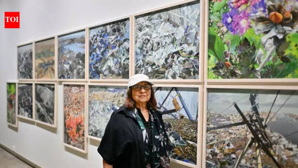 Landfills and e-waste: Navjot Altaf’s canvas dwells on ravaged landscapes | Mumbai News