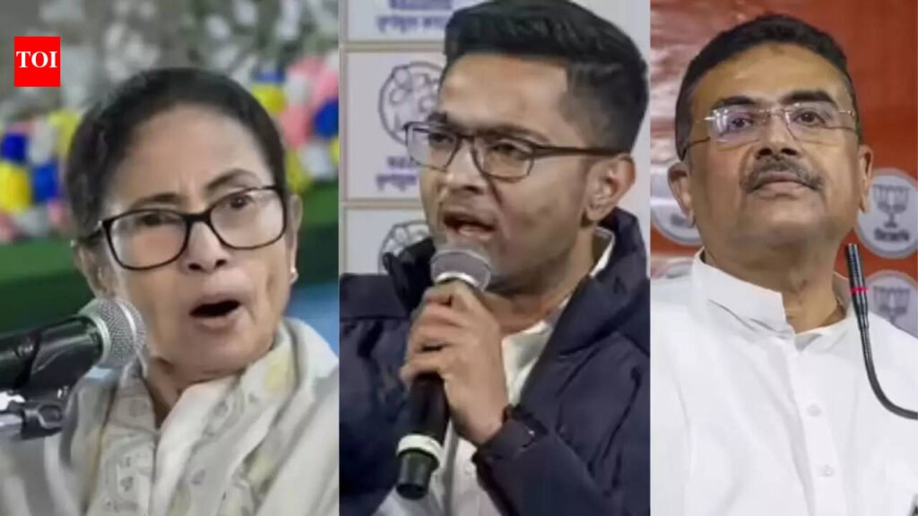 Bengal elections 2026: High-stakes contest between Mamata Banerjee, her lieutenant and rival Suvendu Adhikari | Kolkata News
