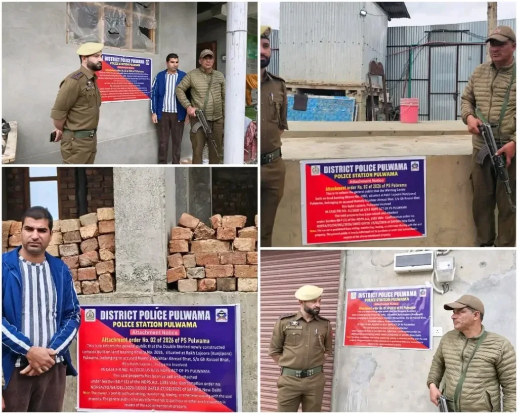 Police attach four Properties worth crores in NDPS Case in Pulwama – Rising Kashmir