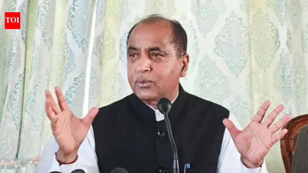 3 years on, many budget promises made by Sukhu govt remain unfulfilled: Jai Ram Thakur | Chandigarh News