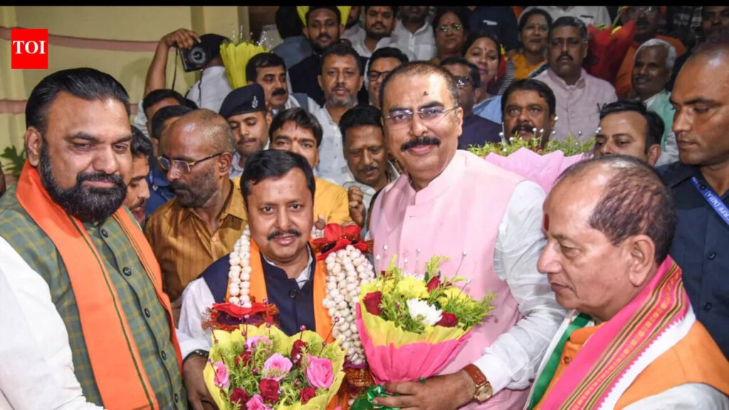 Nitish among five NDA candidates elected to Rajya Sabha from Bihar | Patna News