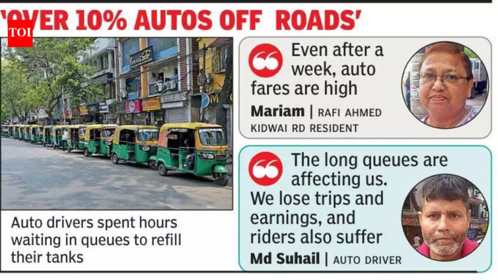 Auto services yet to be in full throttle, queues still at LPG stns | Kolkata News