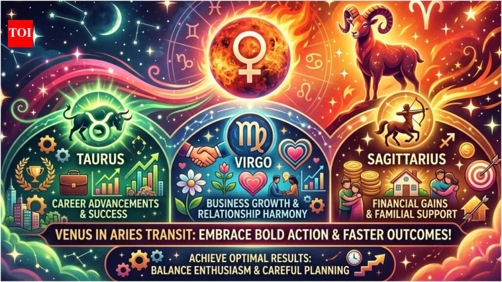Love And Money Astrology: Venus enters Aries: 3 Zodiac signs set for big oppurtunities in Love, Money and Career