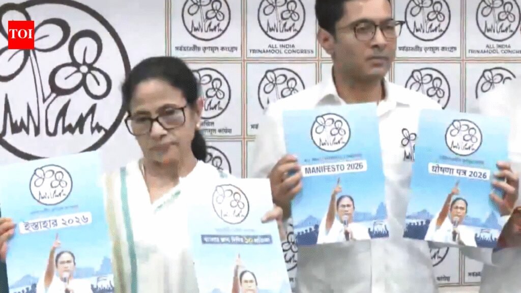 10 ‘Protigya’ for Bengal: Mamata launches TMC manifesto, flags ‘deep conspiracy’ by BJP ahead of polls | India News