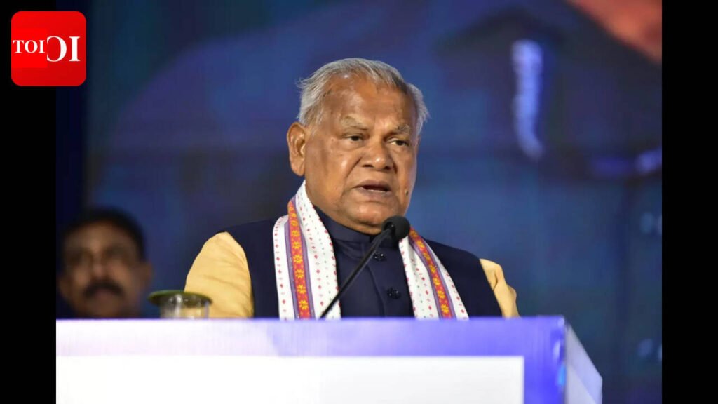 Manjhi demands interlinking of Sone, Falgu rivers | Patna News