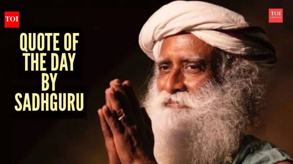 Sadhguru Quote: Quote of the day by Sadhguru: “Do not waste your time and Life on things that do not matter…” |