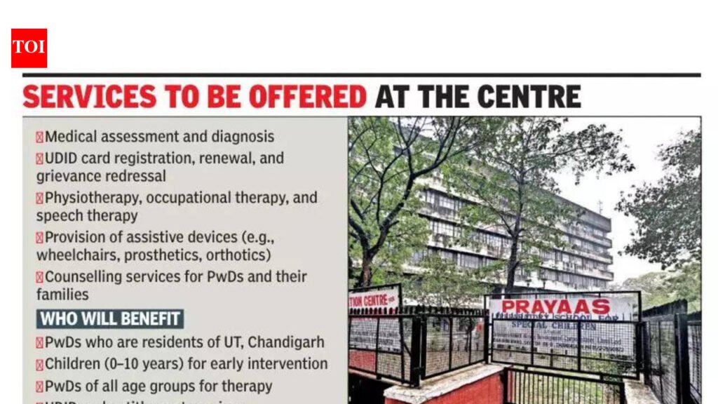 Chd to get its first district disability rehabilitation hub | Chandigarh News