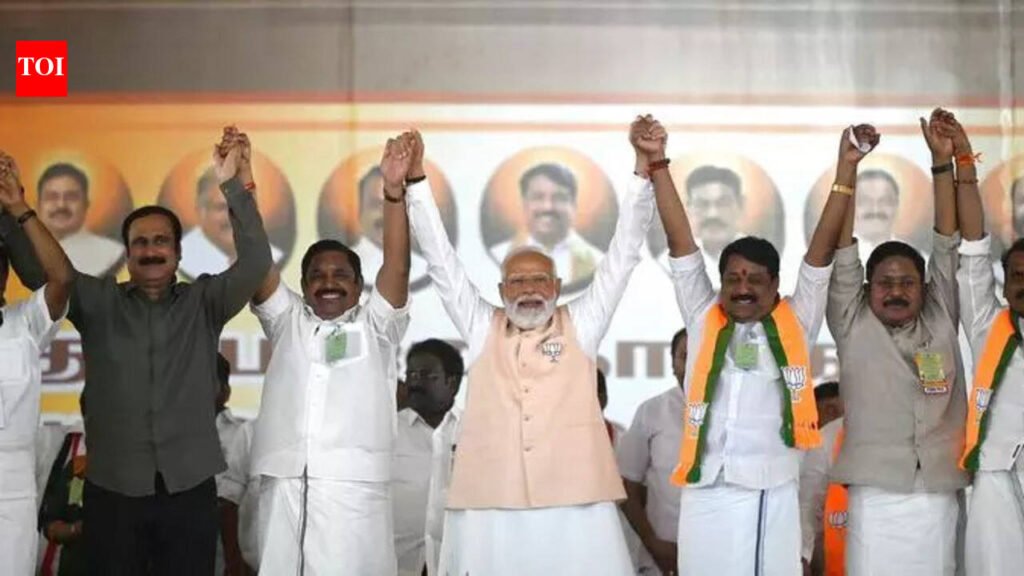 After EPS, TTV and Anbumani head to Delhi. EPS says seat sharing would be finalised in four days | Chennai News