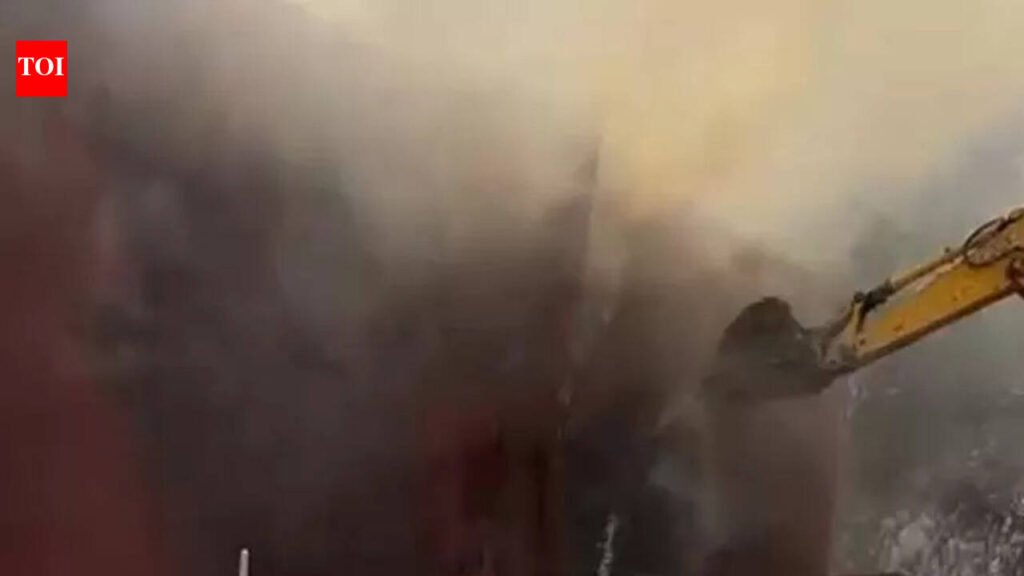 Fire destroys fodder worth Rs 2 crore at goshala in Bengaluru | Bengaluru News