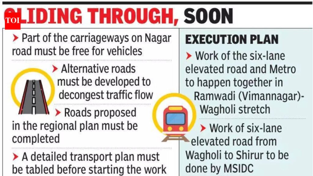Plan detour routes before Metro & elevated road works start: Shirur MLA | Pune News