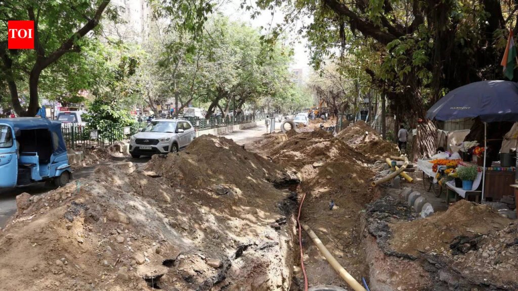 Indirapuram road revamp drags on for months, residents bear the brunt | Noida News