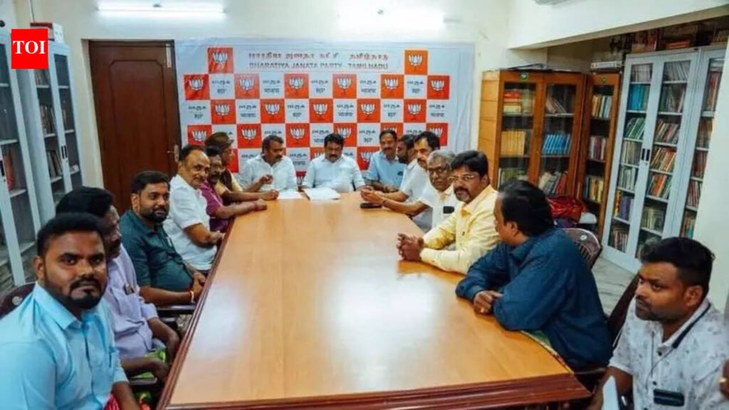 Tamil Nadu assembly polls: BJP deploys 60 ‘Pravasi Karyakartas’ to woo Telugu, Kannada voters across 75 seats | Chennai News