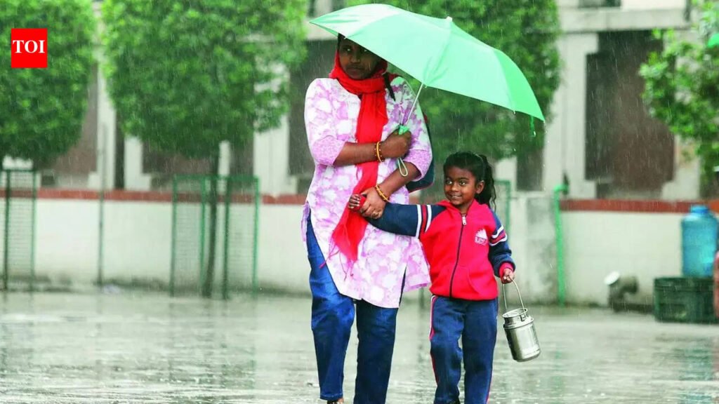 Delhi-NCR sees sudden temperature dip after rain, breaks heat spell | Gurgaon News
