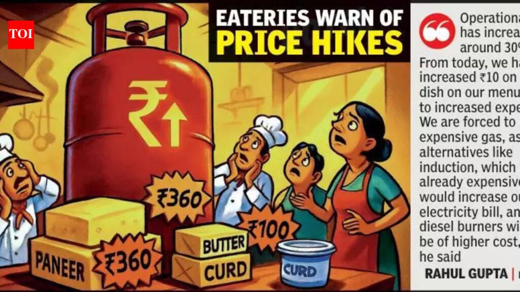 Hoteliers feel the heat as LPG crisis pushes operating costs up by 25% | Nagpur News
